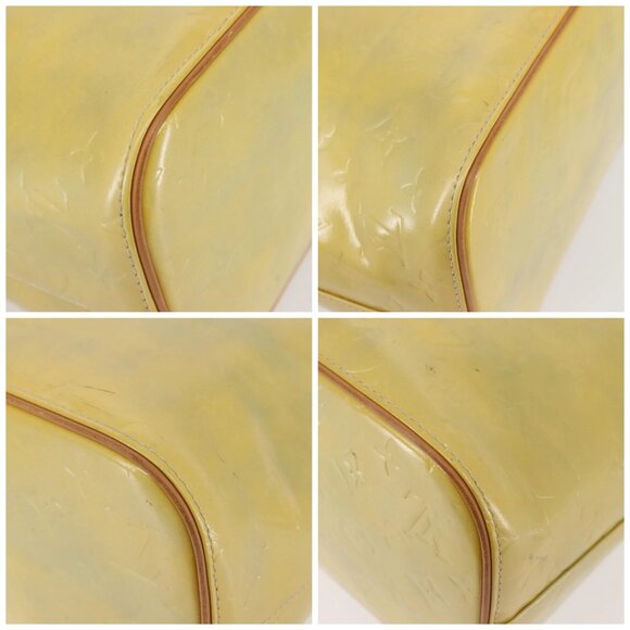 LOUIS VUITTON Monogram Vernis Houston Hand Bag Gris M91053 LV Auth 142613 - Picture 14 of 16